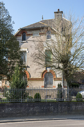 Façade Sud-Ouest. © Jérôme Mongreville / Région Bourgogne-Franche-Comté, Inventaire du patrimoine - 2017