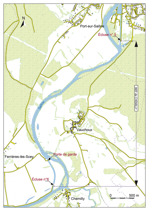 Plan de situation.  © Mathias Papigny / Région Bourgogne-Franche-Comté, Inventaire du patrimoine - 2017 Plan de situation.  © Mathias Papigny / Région Bourgogne-Franche-Comté, Inventaire du patrimoine - 2017