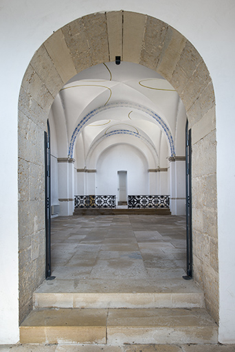 Vue générale depuis le porche. © Jérôme Mongreville / Région Bourgogne-Franche-Comté, Inventaire du patrimoine - 2017