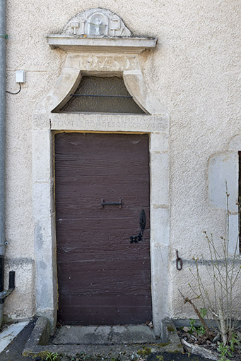 Porte, n°8 rue de la Rezelle. © Jérôme Mongreville / Région Bourgogne-Franche-Comté, Inventaire du patrimoine - 2017