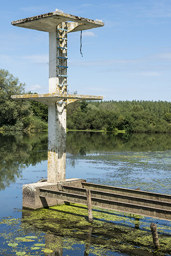 Le plongeoir. © Jérôme Mongreville / Région Bourgogne-Franche-Comté, Inventaire du patrimoine - 2017