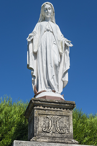 Statue représentant la Vierge. © Jérôme Mongreville / Région Bourgogne-Franche-Comté, Inventaire du patrimoine - 2017