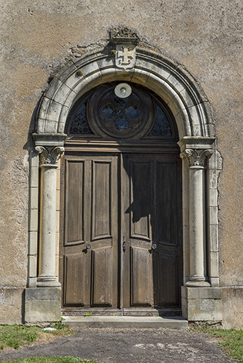 Le portail de l'entrée. © Jérôme Mongreville / Région Bourgogne-Franche-Comté, Inventaire du patrimoine - 2017