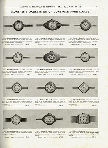 Catalogue Fabriques G. Tribaudeau, p. 45, s.d. [début 20e siècle] © Raphaël Favereaux / Région Bourgogne-Franche-Comté, Inventaire du patrimoine - 2018