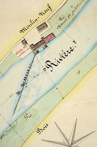 [Plan de situation], 1857. © Jérôme Mongreville / Région Bourgogne-Franche-Comté, Inventaire du patrimoine - 2018