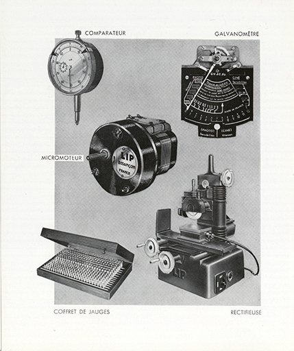 [Exemple de fabrications des Ets Lip], photogr., s.d. [1954]. © Raphaël Favereaux / Région Bourgogne-Franche-Comté, Inventaire du patrimoine - 2018