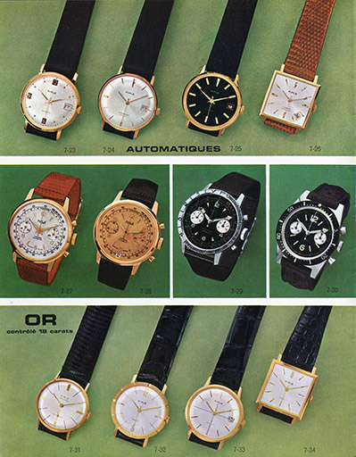 Exemples de montres Kiplé, années 1960. © Laurent Poupard / Région Bourgogne-Franche-Comté, Inventaire du patrimoine - 2018 Exemples de montres Kiplé, années 1960. © Laurent Poupard / Région Bourgogne-Franche-Comté, Inventaire du patrimoine - 2018