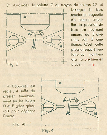 "Microchapp". Réglage [extrait d'un mode d'emploi, p. 5], fin des années 1940. © Laurent Poupard / Région Bourgogne-Franche-Comté, Inventaire du patrimoine - 2018