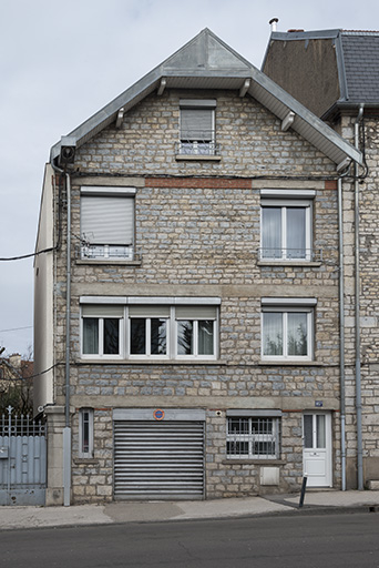 Mur-pignon sud. © Jérôme Mongreville / Région Bourgogne-Franche-Comté, Inventaire du patrimoine - 2018