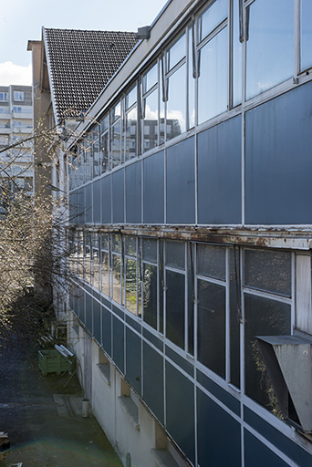 Façade orientale de l'extension nord. © Jérôme Mongreville / Région Bourgogne-Franche-Comté, Inventaire du patrimoine - 2018