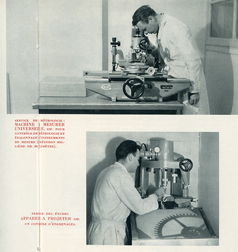 Services de métrologie et des études, 1955. © Meusy / Région Bourgogne-Franche-Comté, Inventaire du patrimoine - 2018