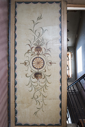 Plafond de la 5e volée. © Sonia Dourlot / Région Bourgogne-Franche-Comté, Inventaire du patrimoine - 2018