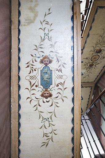 Plafond de la 4e volée. © Sonia Dourlot / Région Bourgogne-Franche-Comté, Inventaire du patrimoine - 2018