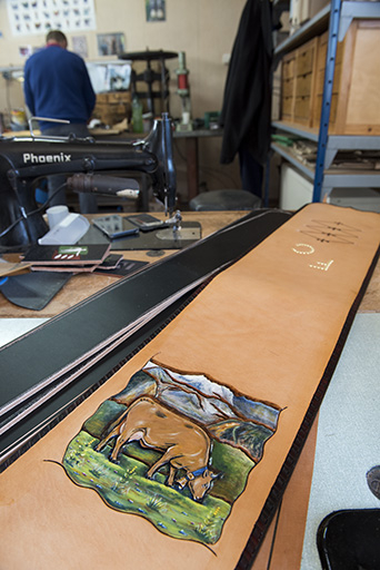 Sangle peinte. © Sonia Dourlot / Région Bourgogne-Franche-Comté, Inventaire du patrimoine - 2018