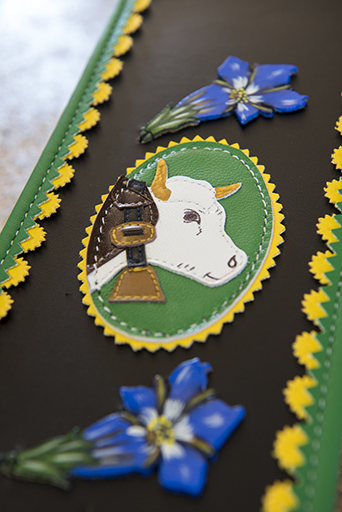 Décor de sangle peint. © Sonia Dourlot / Région Bourgogne-Franche-Comté, Inventaire du patrimoine - 2018