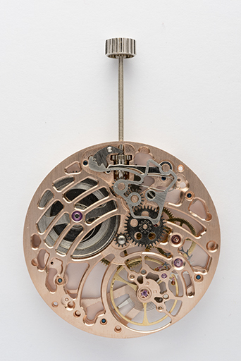 Mouvement rose, côté cadran. © Sonia Dourlot / Région Bourgogne-Franche-Comté, Inventaire du patrimoine - 2018