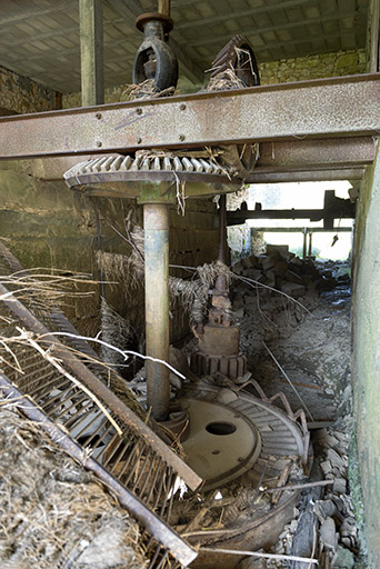 Moulin : turbine Pouguet. © Sonia Dourlot / Région Bourgogne-Franche-Comté, Inventaire du patrimoine - 2018