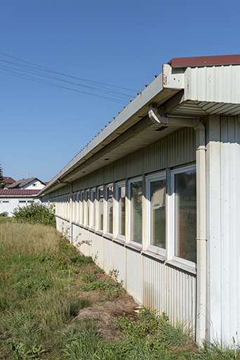 Façade postérieure, vue en enfilade. © Sonia Dourlot / Région Bourgogne-Franche-Comté, Inventaire du patrimoine - 2018