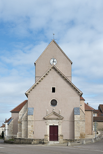 La façade occidentale. © Jérôme Mongreville / Région Bourgogne-Franche-Comté, Inventaire du patrimoine - 2018