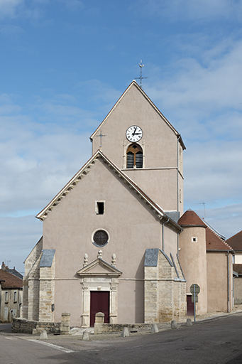 L'église Saint-Martin. © Jérôme Mongreville / Région Bourgogne-Franche-Comté, Inventaire du patrimoine - 2018