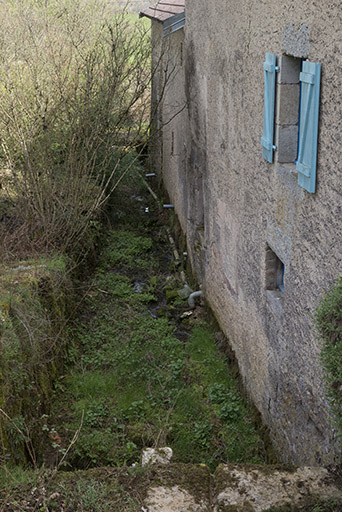 Bief de dérivation, moulin Guyot. © Jérôme Mongreville / Région Bourgogne-Franche-Comté, Inventaire du patrimoine - 2018