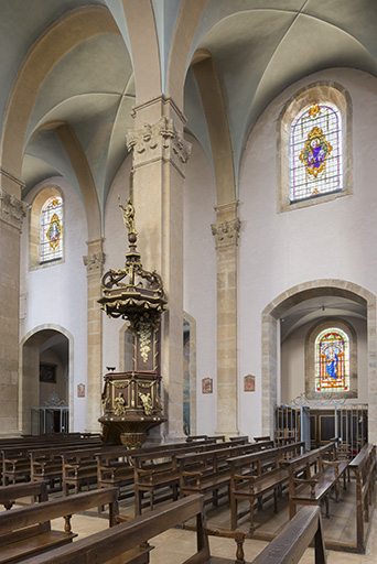 église paroissiale nef collatéral © Jérôme Mongreville / Région Bourgogne-Franche-Comté, Inventaire du patrimoine - 2018  église paroissiale nef collatéral © Jérôme Mongreville / Région Bourgogne-Franche-Comté, Inventaire du patrimoine - 2018