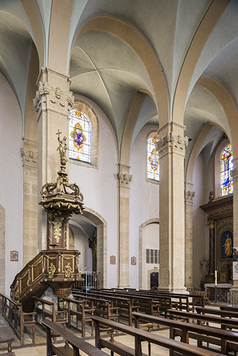 église paroissiale nef collatéral © Jérôme Mongreville / Région Bourgogne-Franche-Comté, Inventaire du patrimoine - 2018  église paroissiale nef collatéral © Jérôme Mongreville / Région Bourgogne-Franche-Comté, Inventaire du patrimoine - 2018