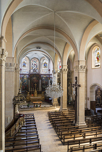 église paroissiale nef © Jérôme Mongreville / Région Bourgogne-Franche-Comté, Inventaire du patrimoine - 2018  église paroissiale nef © Jérôme Mongreville / Région Bourgogne-Franche-Comté, Inventaire du patrimoine - 2018