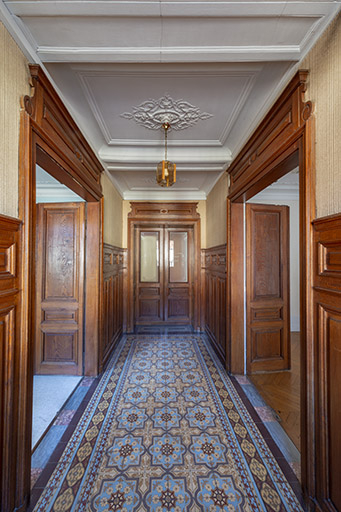 Le vestibule d'entrée. © Jérôme Mongreville / Région Bourgogne-Franche-Comté, Inventaire du patrimoine - 2018 Le vestibule d'entrée. © Jérôme Mongreville / Région Bourgogne-Franche-Comté, Inventaire du patrimoine - 2018