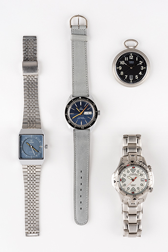 Montres Yema, 3e quart 20e siècle. (Fonds Horloger de Battant et collection musée du Temps, Besançon). © Sonia Dourlot / Région Bourgogne-Franche-Comté, Inventaire du patrimoine - 2019 Montres Yema, 3e quart 20e siècle. (Fonds Horloger de Battant et collection musée du Temps, Besançon). © Sonia Dourlot / Région Bourgogne-Franche-Comté, Inventaire du patrimoine - 2019