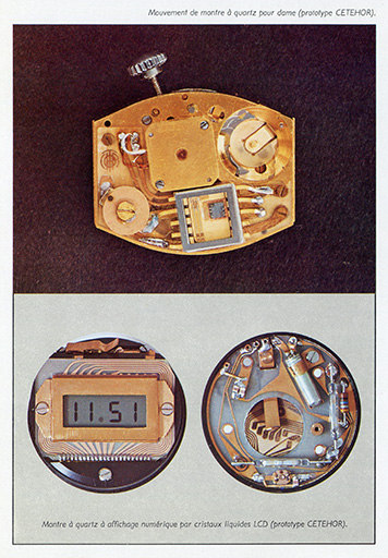 [Prototypes de montres à quartz réalisés par le Cetehor], 1975. © Laurent Poupard / Région Bourgogne-Franche-Comté, Inventaire du patrimoine - 2019