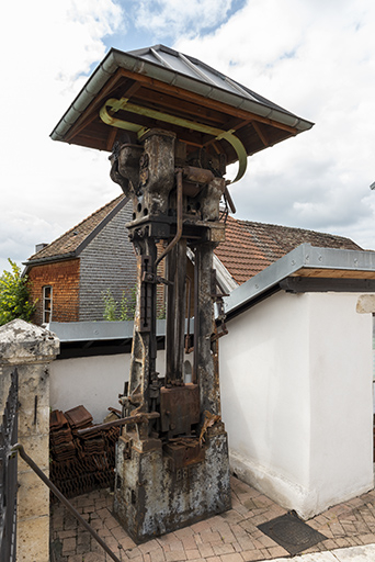 Marteau-pilon de la "Fabrique". © Sonia Dourlot / Région Bourgogne-Franche-Comté, Inventaire du patrimoine - 2019