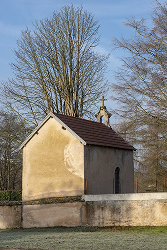 La chapelle, détail. © Jérôme Mongreville / Région Bourgogne-Franche-Comté, Inventaire du patrimoine - 2019 La chapelle, détail. © Jérôme Mongreville / Région Bourgogne-Franche-Comté, Inventaire du patrimoine - 2019