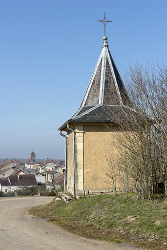 Façade postérieure.  © Sonia Dourlot / Région Bourgogne-Franche-Comté, Inventaire du patrimoine - 2019 Façade postérieure.  © Sonia Dourlot / Région Bourgogne-Franche-Comté, Inventaire du patrimoine - 2019