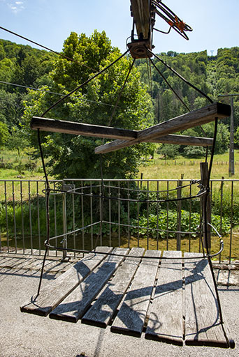 2020. Vue du treuil du transporteur automatique par cables. © Jérôme Mongreville / Région Bourgogne-Franche-Comté, Inventaire du patrimoine - 2020
