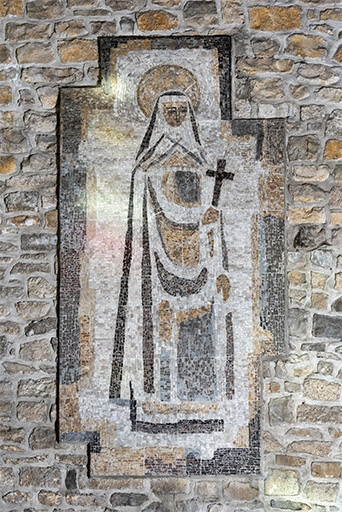 revêtement mural verrière © Aline Thomas / Région Bourgogne-Franche-Comté, Inventaire du patrimoine - 2021  revêtement mural verrière © Aline Thomas / Région Bourgogne-Franche-Comté, Inventaire du patrimoine - 2021