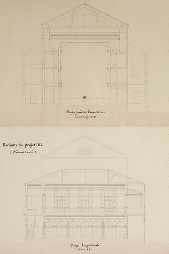 théâtre © Jérôme Mongreville / Région Bourgogne-Franche-Comté, Inventaire du patrimoine - 2022  théâtre © Jérôme Mongreville / Région Bourgogne-Franche-Comté, Inventaire du patrimoine - 2022