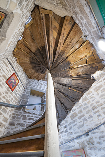  escalier © Jérôme Mongreville / Région Bourgogne-Franche-Comté, Inventaire du patrimoine - 2023