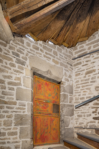  escalier © Jérôme Mongreville / Région Bourgogne-Franche-Comté, Inventaire du patrimoine - 2023