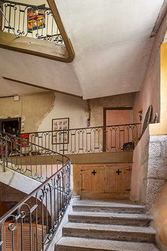  hôtel escalier © Jérôme Mongreville / Région Bourgogne-Franche-Comté, Inventaire du patrimoine - 2023