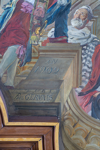  plafond peinture © Jérôme Mongreville / Région Bourgogne-Franche-Comté, Inventaire du patrimoine - 2024