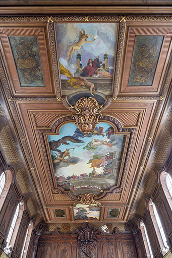  plafond palais de justice © Jérôme Mongreville / Région Bourgogne-Franche-Comté, Inventaire du patrimoine - 2024