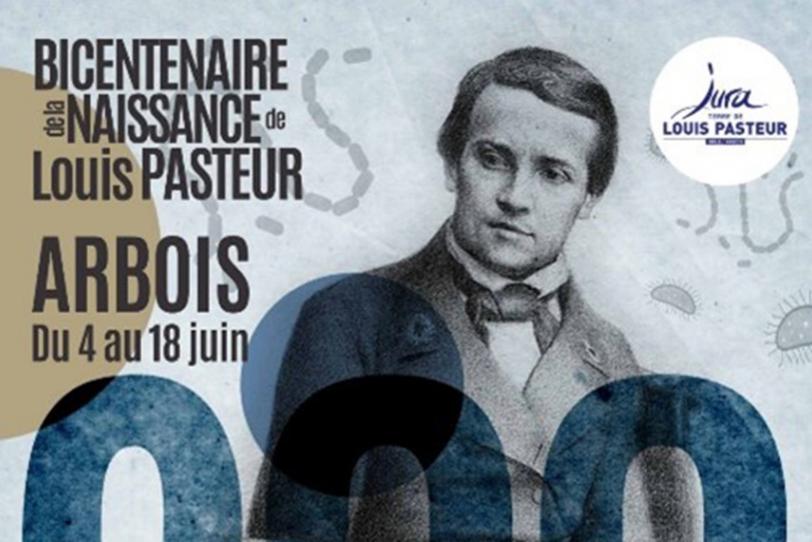 affiche colloque bicentenaire de la naissance de Louis Pasteur 